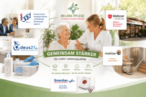 Partnernetzwerk von BELANA Pflege mit starken Partnerunternehmen für mehr Lebensqualität in Wiesbaden