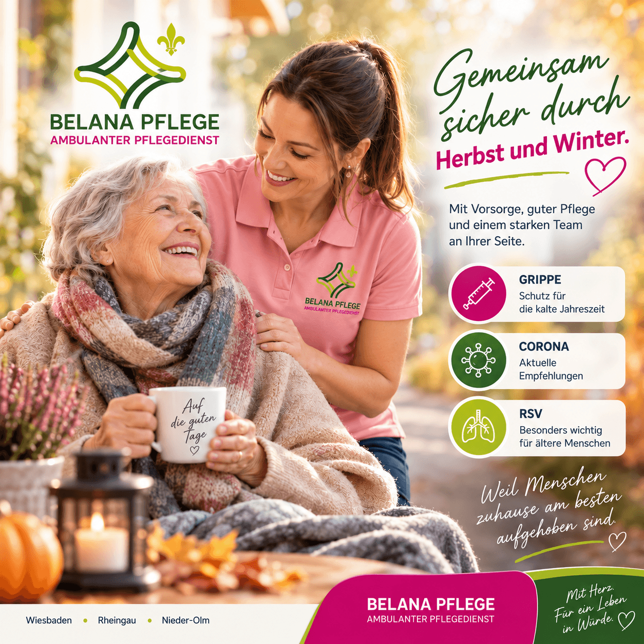 Grippe, Corona und RSV bei Senioren – Herbst 2026